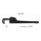 Steelman 24Inch HeavyDuty Cast Aluminum Straight Handle Pipe Wrench 60875